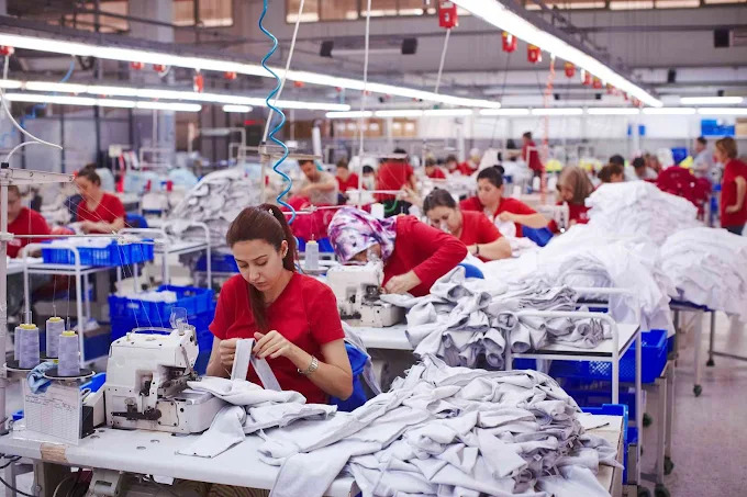 SDF Clothing factory production line in Bangladesh